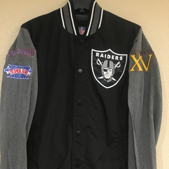 raiders jersey jacket